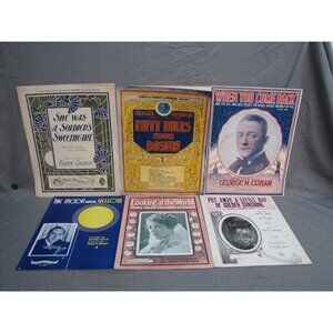 Antique Lot of 1900s Assorted Sheet Music #148